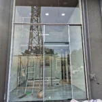 Toughened glass partition installation in Pune. Affordable toughened glass partition service