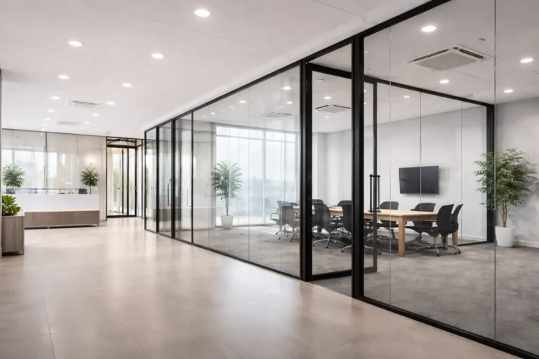 Toughened Glass Partition