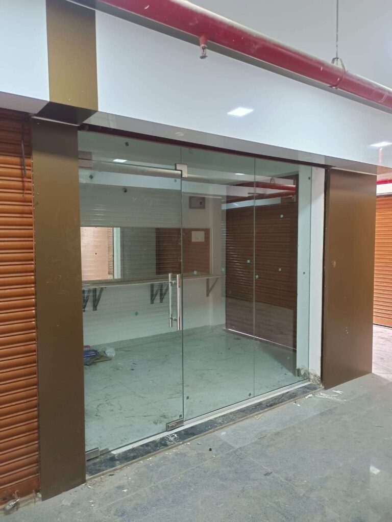 retail shop glass partiton in pune
